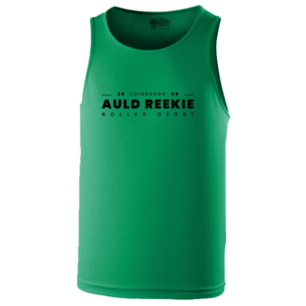 Player Vest. Name & Number Green Thumbnail
